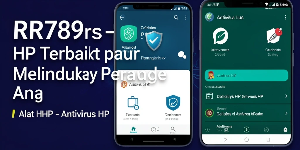 Antarmuka RR789 menampilkan fitur utama Antivirus HP yang efektif.