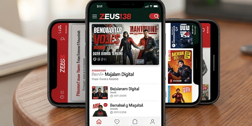 Tampilan antarmuka ZEUS138 yang menarik dan fungsional.