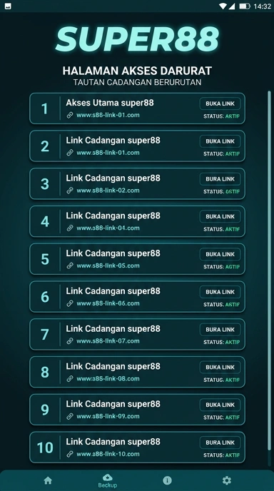 Tampilan link alternatif super88